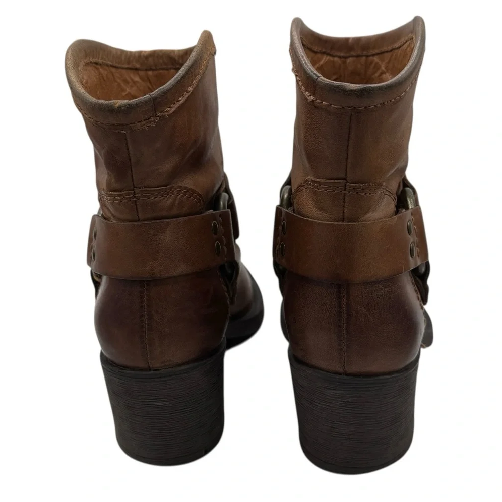 Lucky Brand Bambi Women’s Brown Leather Ankle Boots - Size 6
